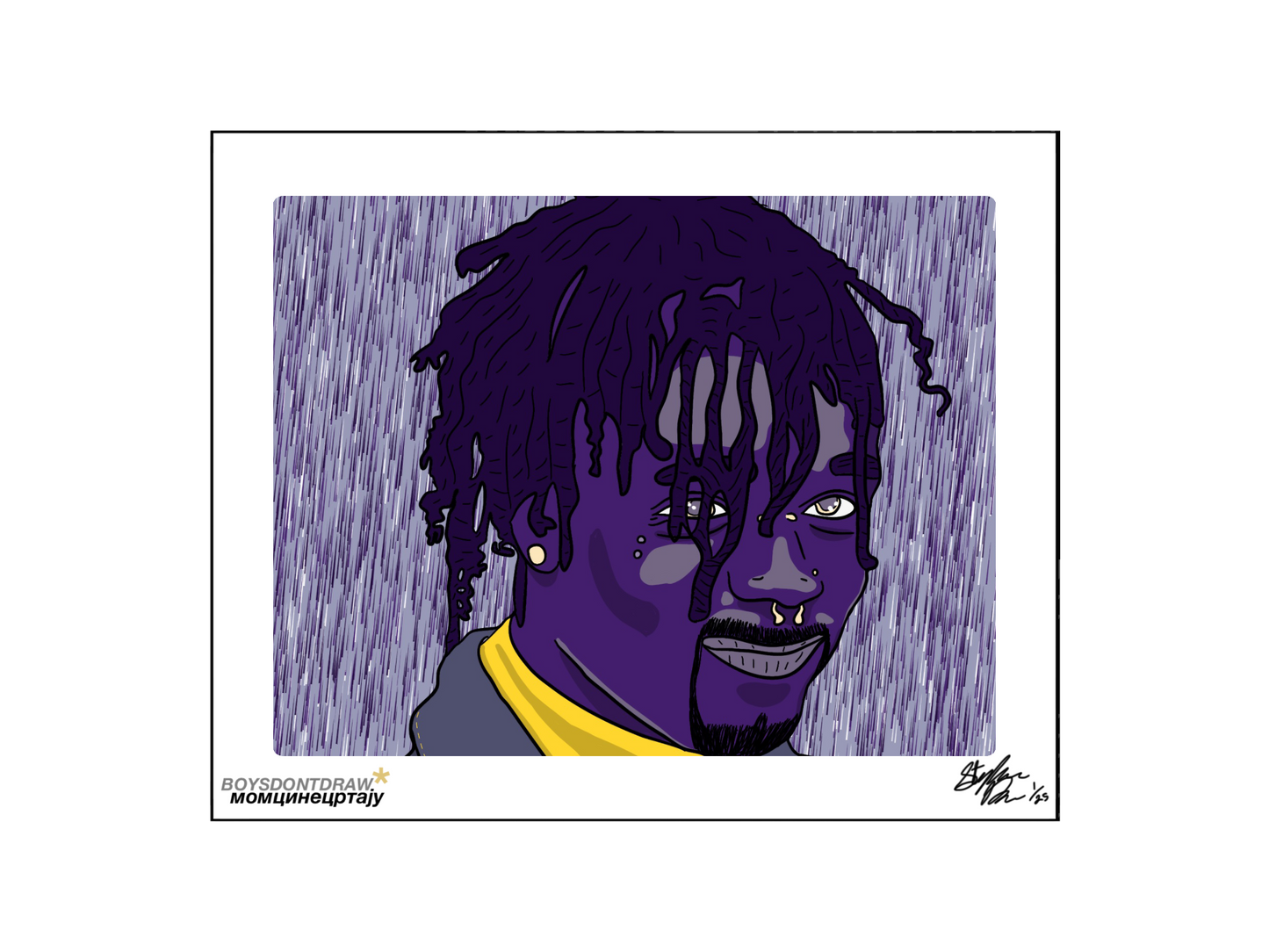 LIL UZI VERT - UZI'S WORLD - Limited Print by BOYSDONTDRAW