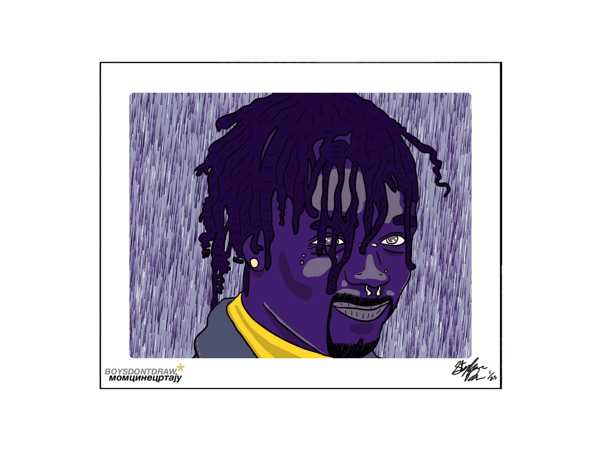 LIL UZI VERT - UZI'S WORLD - Limited Print by BOYSDONTDRAW