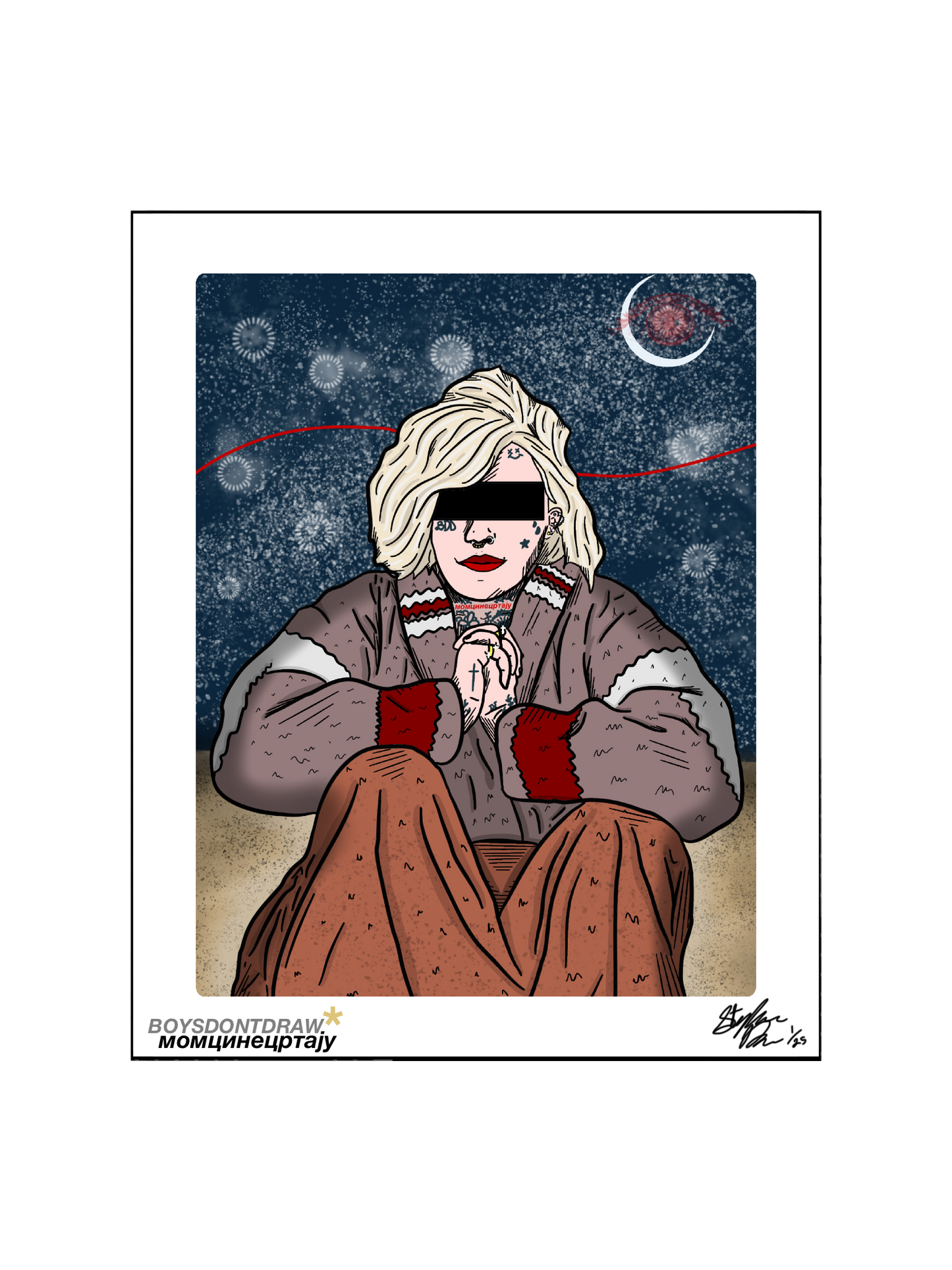 THE COLDEST WINTER - Limited Print by BOYSDONTDRAW
