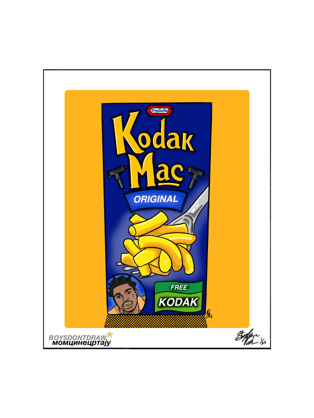 KODAK MAC - Limited Print - BOYSDONTDRAW