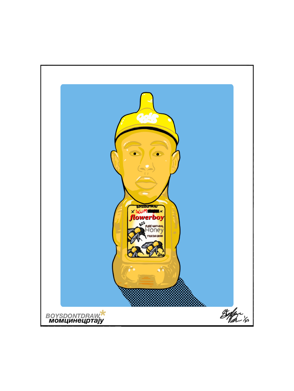 TYLER THE CREATOR - FLOWERBOY HONEY - Limited Print by BOYSDONTDRAW