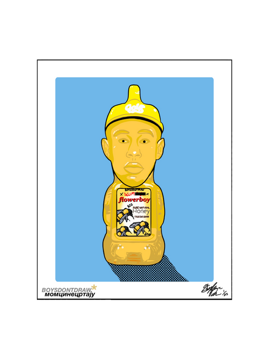 TYLER THE CREATOR - FLOWERBOY HONEY - Limited Print by BOYSDONTDRAW