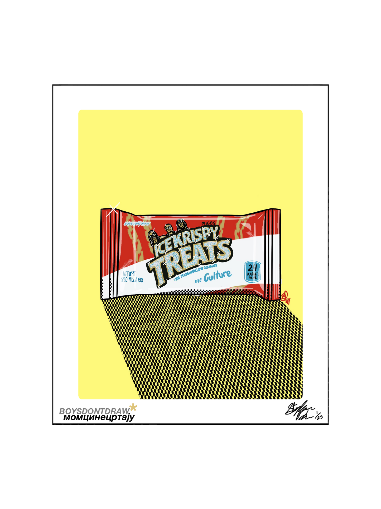 MIGOS ICE KRISPY TREATS - Limited Print - BOYSDONTDRAW