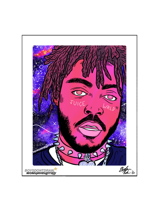 JUICE WRLD - COSMIC JUICE - Limited Print by BOYSDONTDRAW