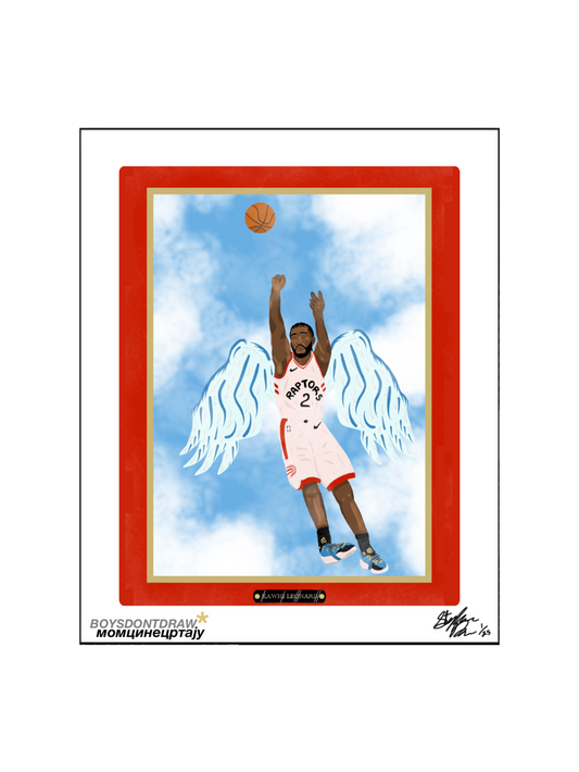 KAWHI LEONARD - KAWHI, THE SAVIOUR - Limited Print by BOYSDONTDRAW