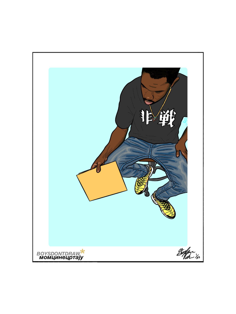 FRANK OCEAN - FRANK'S CLUE - Limited Print by BOYSDONTDRAW