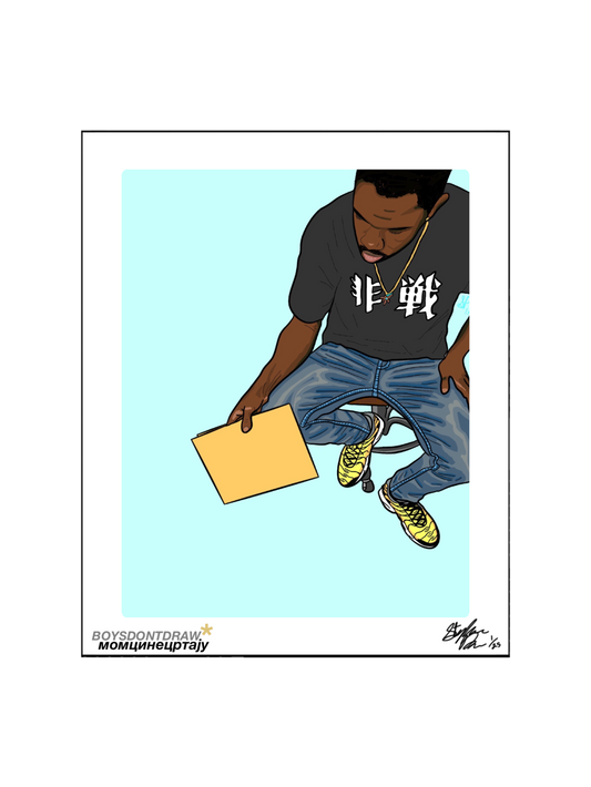 FRANK OCEAN - FRANK'S CLUE - Limited Print by BOYSDONTDRAW