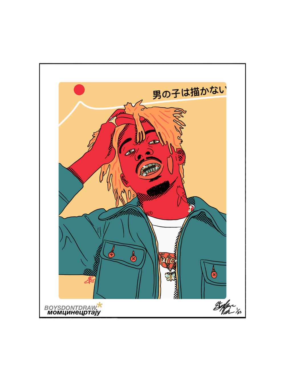 PLAYBOI CARTI - *WOKEUPINKYOTO - Limited Print by BOYSDONTDRAW