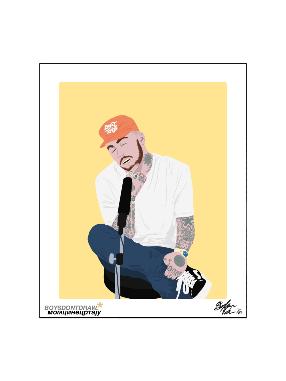 SWIMMING - Limited Print - BOYSDONTDRAW
