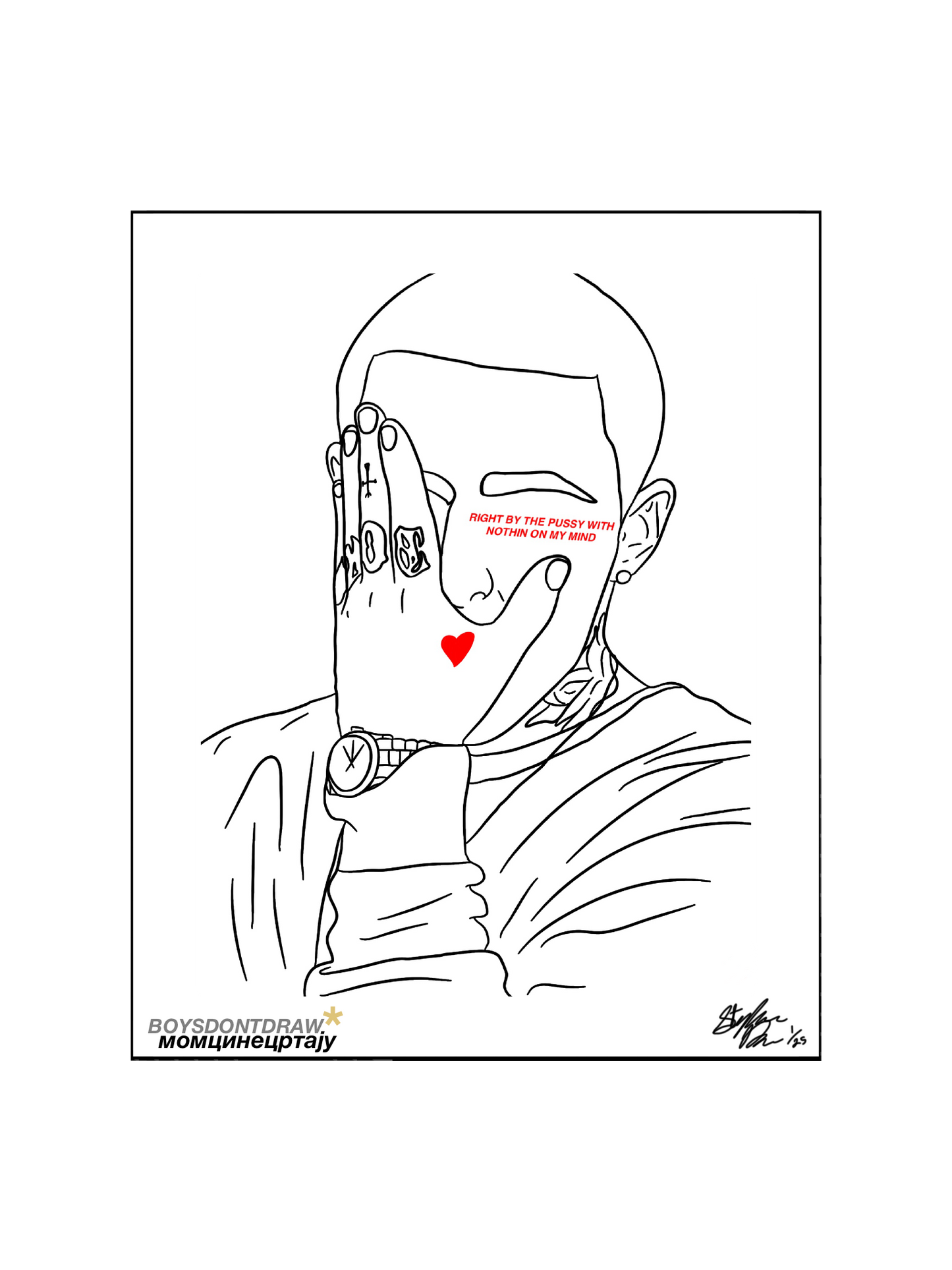 MAC MILLER - R.I.P. MAC MILLER - Limited Print by BOYSDONTDRAW