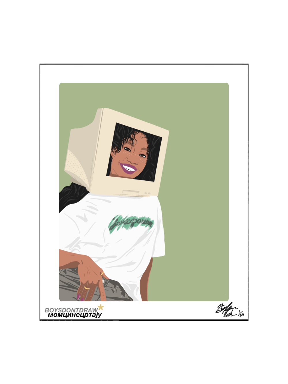 SZA - *CTRL - 8.5" x 11" Limited Print by BOYSDONTDRAW