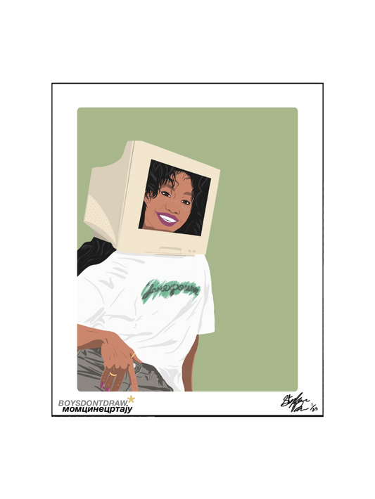 SZA - *CTRL - 8.5" x 11" Limited Print by BOYSDONTDRAW
