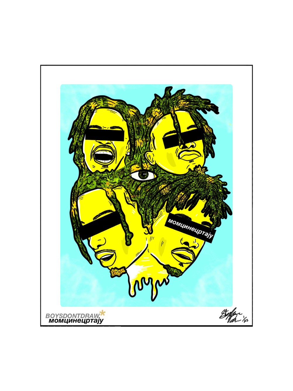 PLAYBOI CARTI - GROWTH - Limited Print by BOYSDONTDRAW