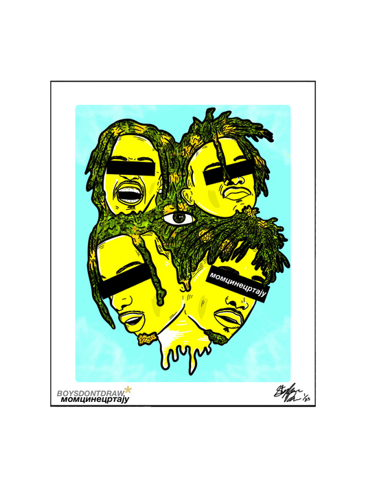 PLAYBOI CARTI - GROWTH - Limited Print by BOYSDONTDRAW