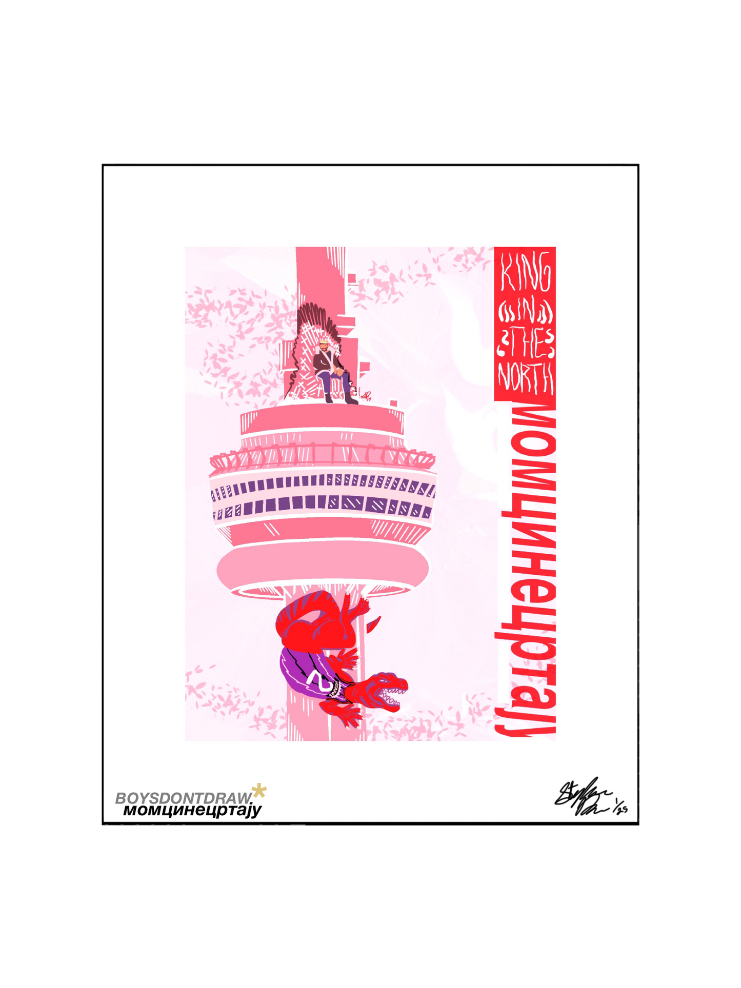 KING IN THE NORTH - Limited Print - BOYSDONTDRAW