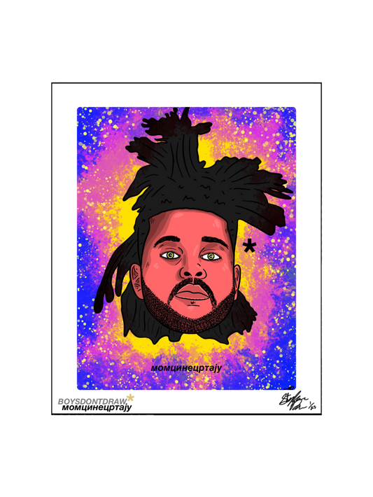 THE WEEKND - STARBOY - Limited Print by BOYSDONTDRAW