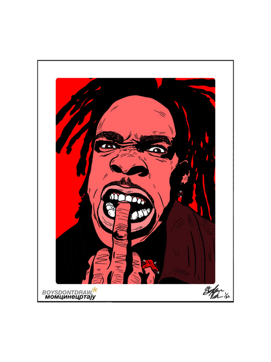 BUSTA RHYMES - "BUSTA" - Limited Print by BOYSDONTDRAW