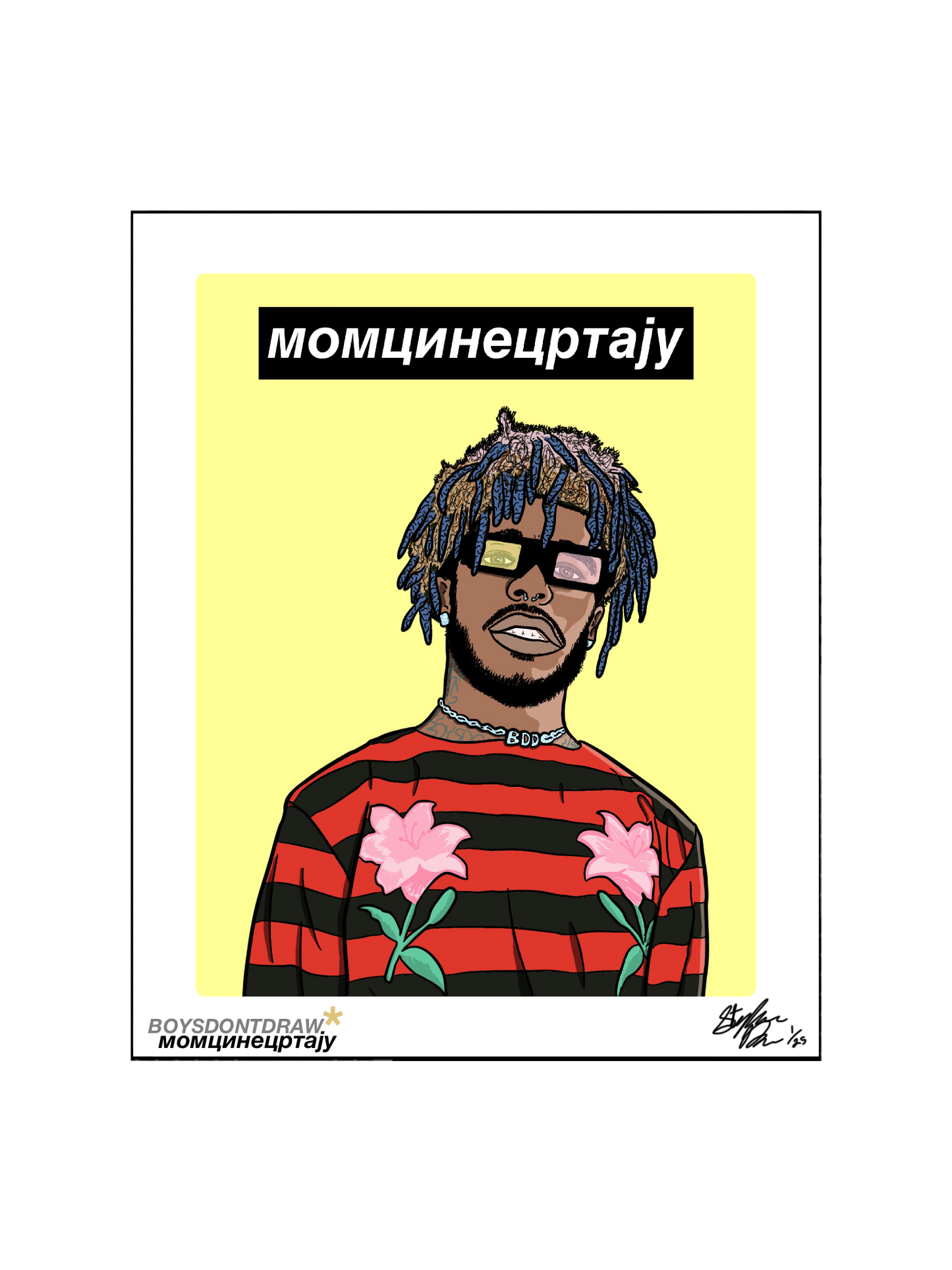 LIL UZI VERT - UZI - Limited Print by BOYSDONTDRAW