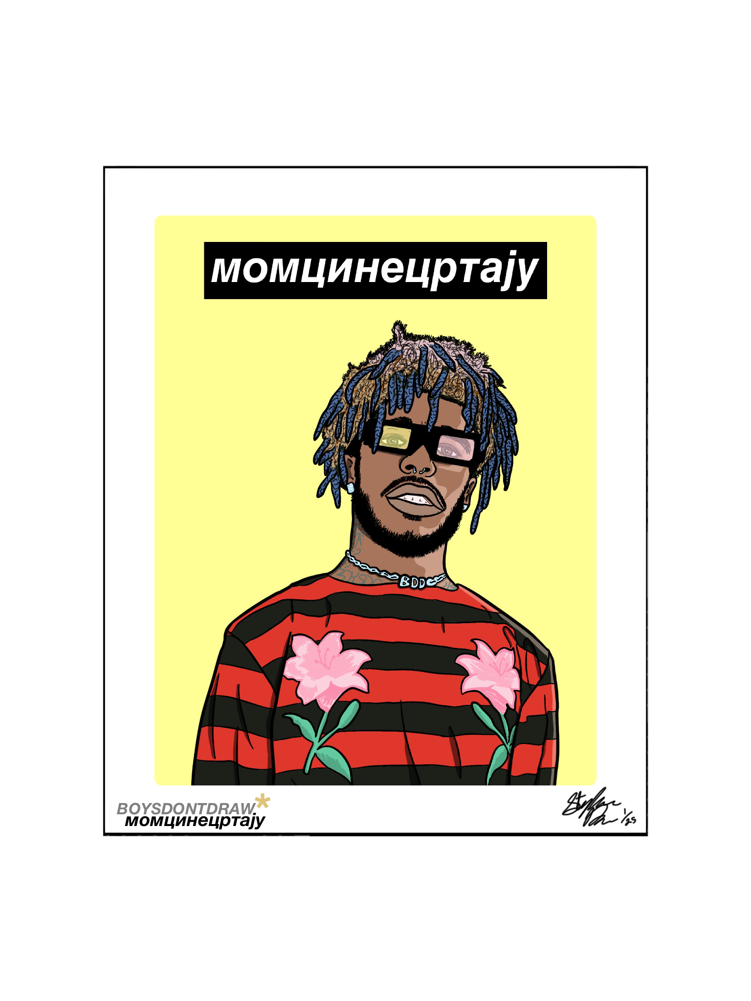 LIL UZI VERT - UZI - Limited Print by BOYSDONTDRAW