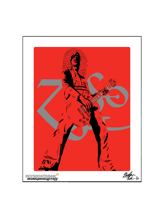 JIMMY PAGE - ZOSO - Limited Print by BOYSDONTDRAW