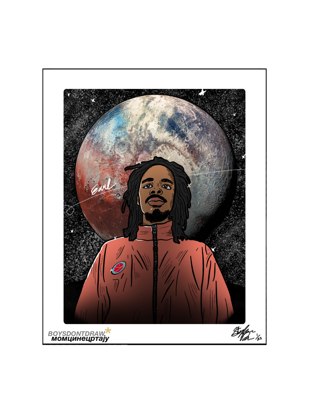 SPACEMANWUN - Limited Print - BOYSDONTDRAW