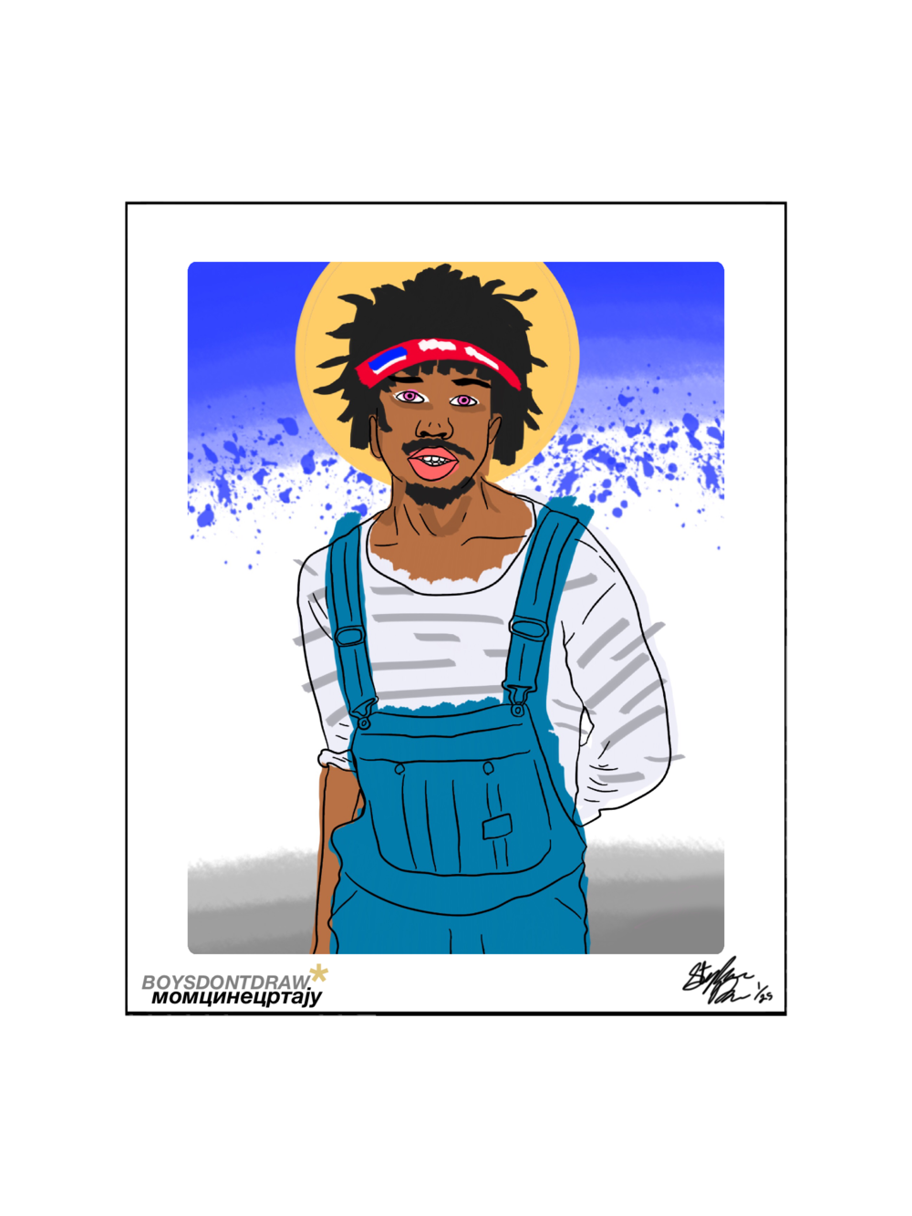 INDIGO CHILD - Limited Print - BOYSDONTDRAW