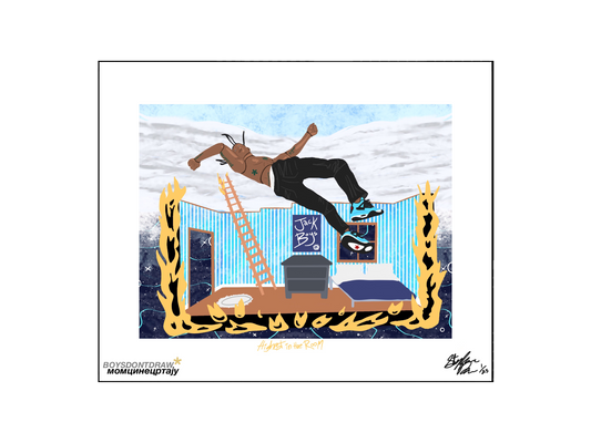 TRAVIS SCOTT - HIGHEST IN THE ROOM* - Limited Print by BOYSDONTDRAW