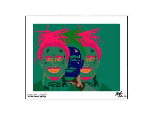 LIL PUMP - FREE PUMP - Limited Print by BOYSDONTDRAW