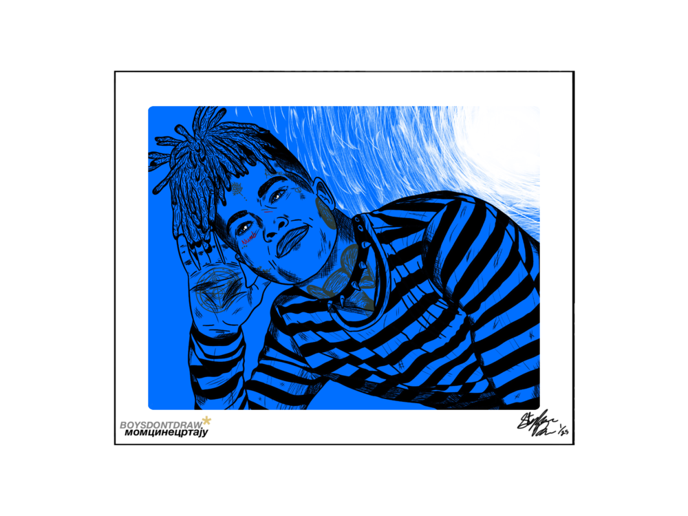 XXXTENTACION - MOONLIGHT - Limited Print by BOYSDONTDRAW
