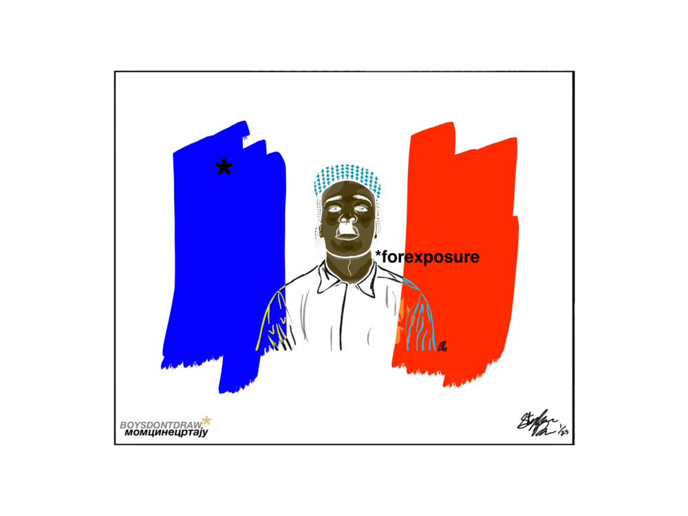 ASAP ROCKY - FRENCH* - Limited Print by BOYSDONTDRAW