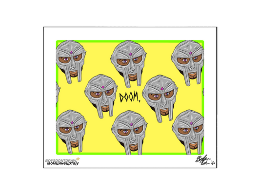 MF DOOM - ELECTRIC DOOM - Limited Print by BOYSDONTDRAW