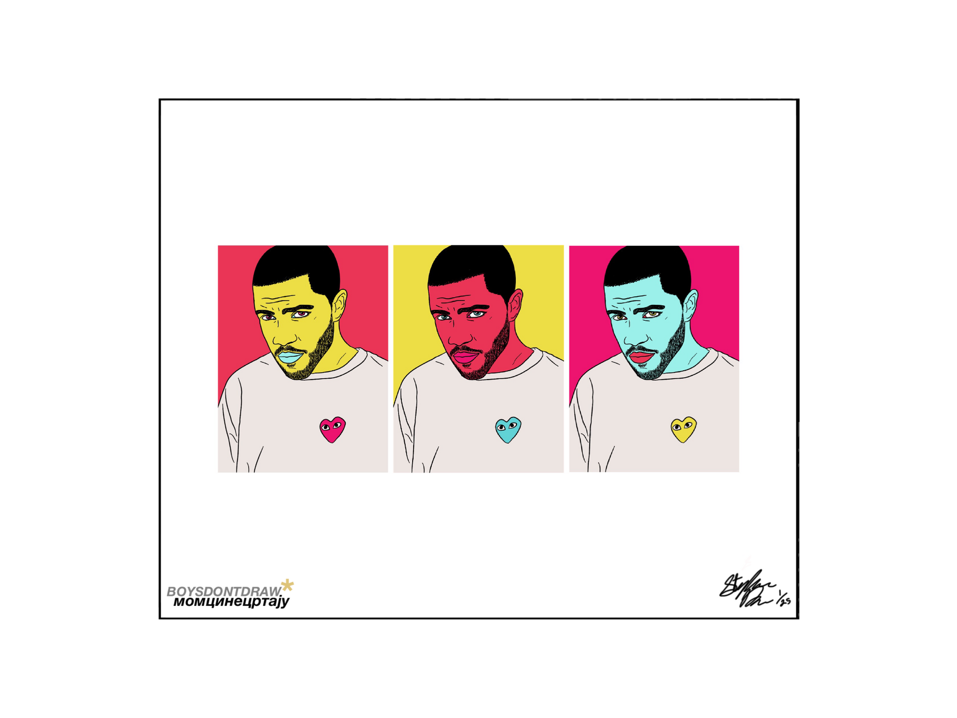 FRANK OCEAN - GARCONS - Limited Print by BOYSDONTDRAW