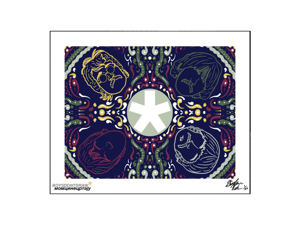 THE BEATLES - NOWHERE MEN* - Limited Print by BOYSDONTDRAW