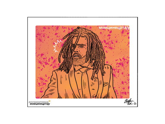 J. COLE - COLE WORLD - Limited Print by BOYSDONTDRAW