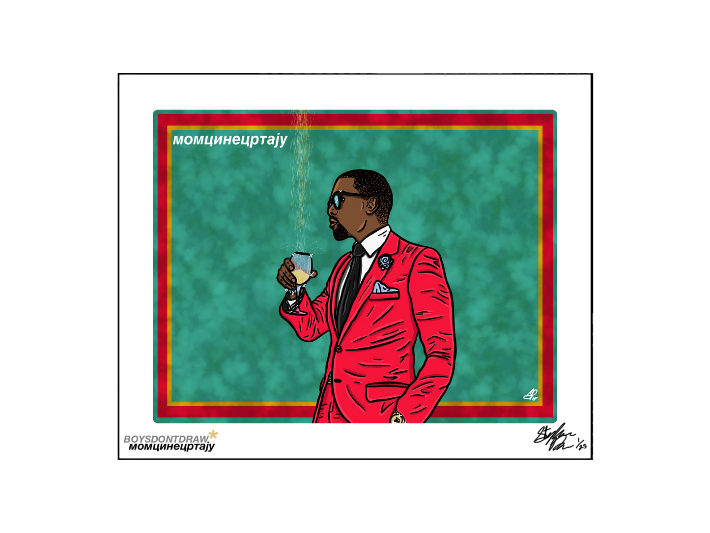 KANYE WEST - EMOTIONAL MOGUL - Limited Print by BOYSDONTDRAW.