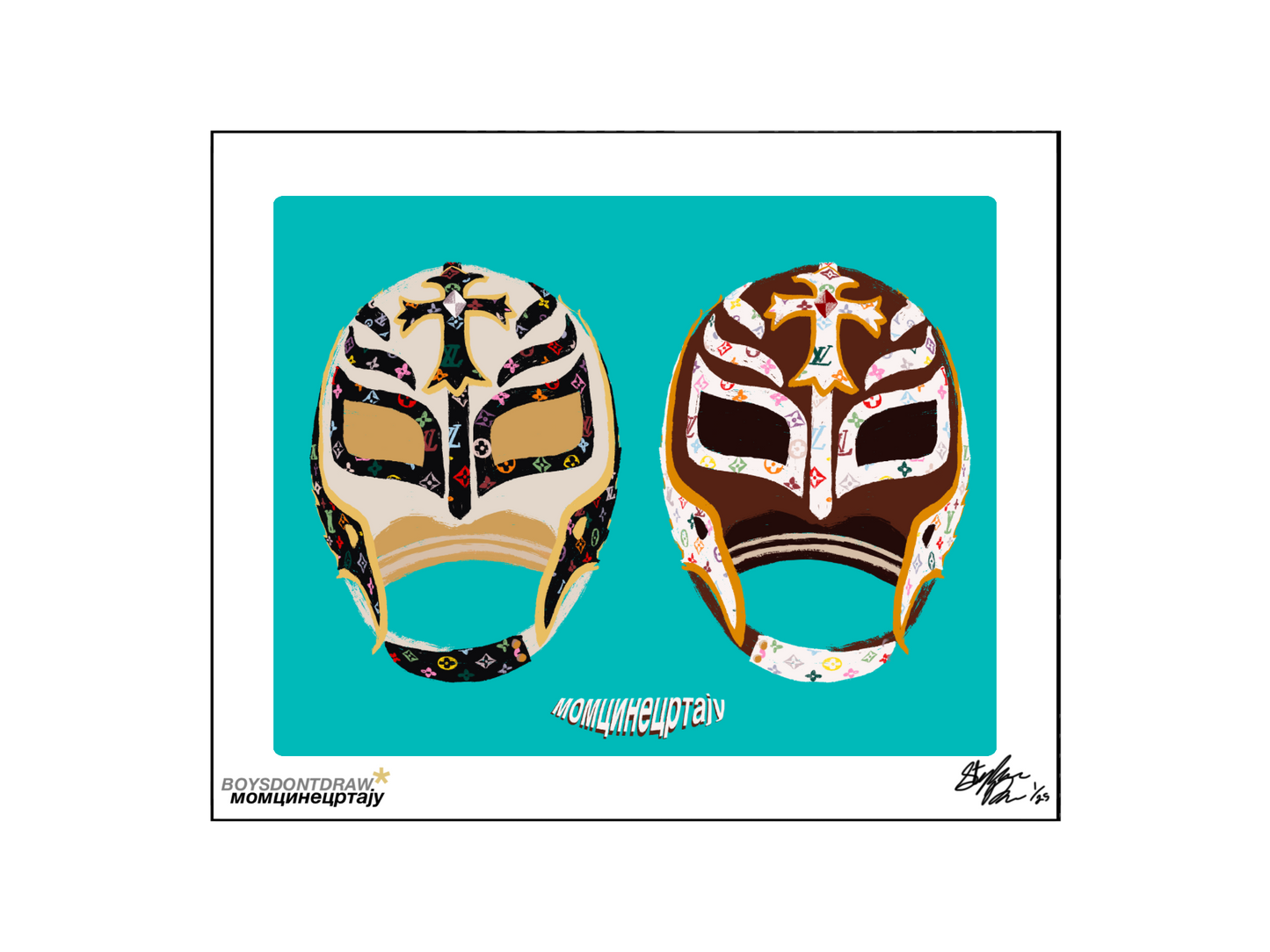 REY MYSTERIO - MYSTERIO* - Limited Print by BOYSDONTDRAW