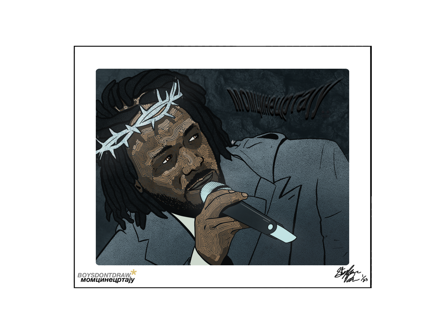 KENDRICK LAMAR - MR. MORALE* - Limited Print by BOYSDONTDRAW