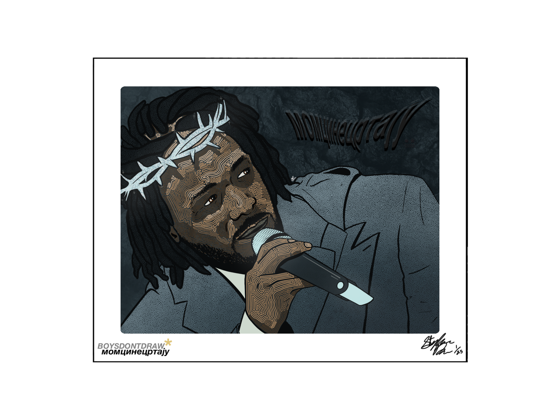 KENDRICK LAMAR - MR. MORALE* - Limited Print by BOYSDONTDRAW