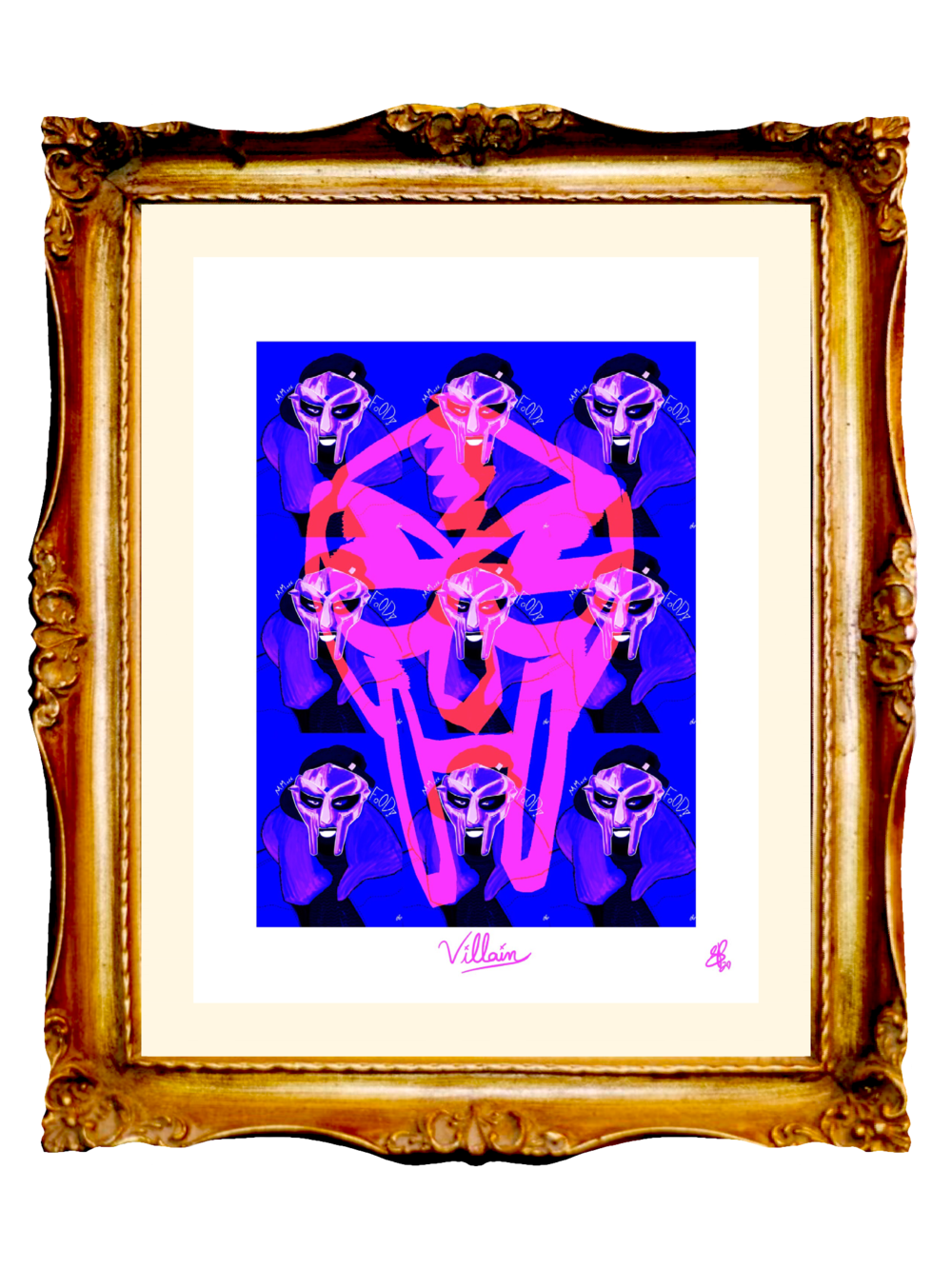 MF DOOM - VILLAIN - Limited Poster by BOYSDONTDRAW