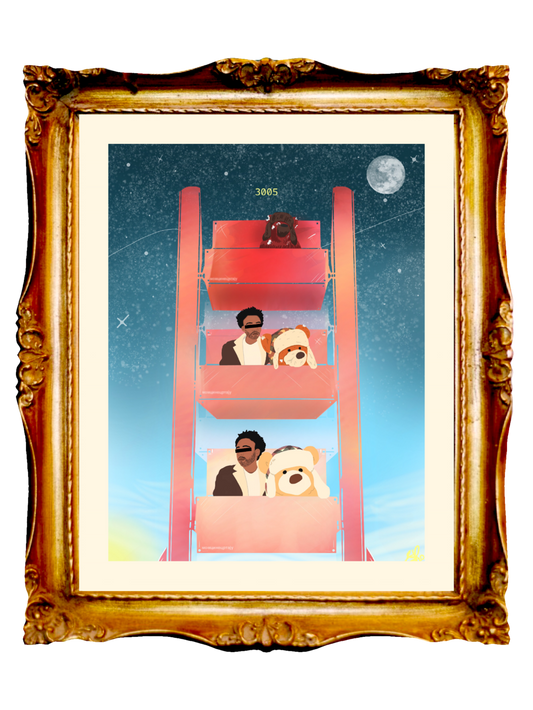 CHILDISH GAMBINO - 3005 - Limited Poster by BOYSDONTDRAW