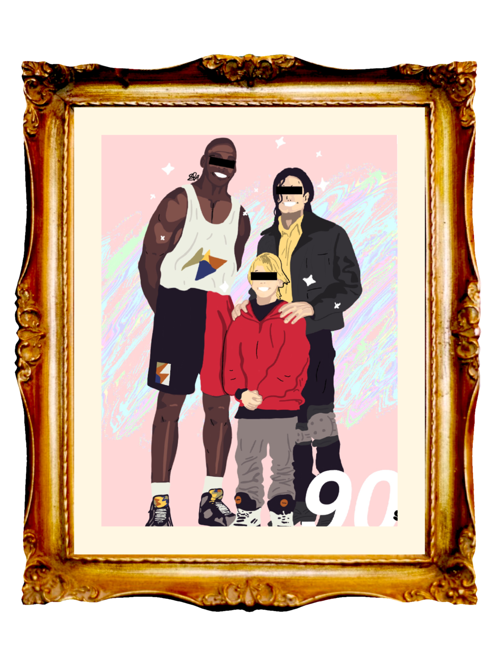 90s - Limited Poster by BOYSDONTDRAW ft. MJ, MJ and Macauly Culkin