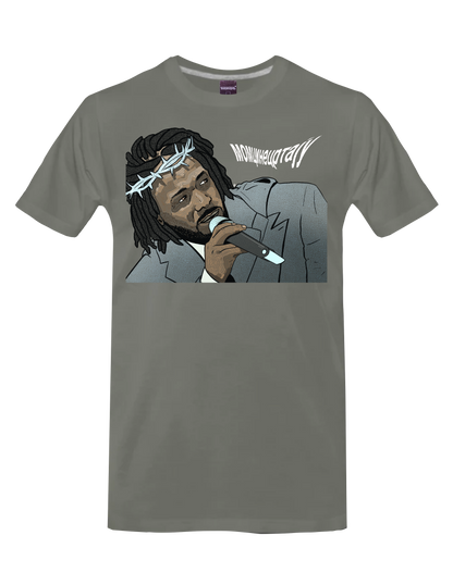 KENDRICK LAMAR - MR. MORALE* (Asphalt Grey) - T-Shirt by BOYSDONTDRAW