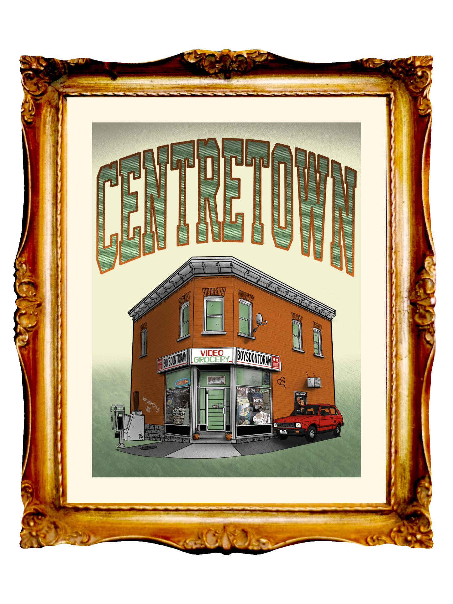 CENTRETOWN* // OTTAWA - Limited Poster by BOYSDONTDRAW
