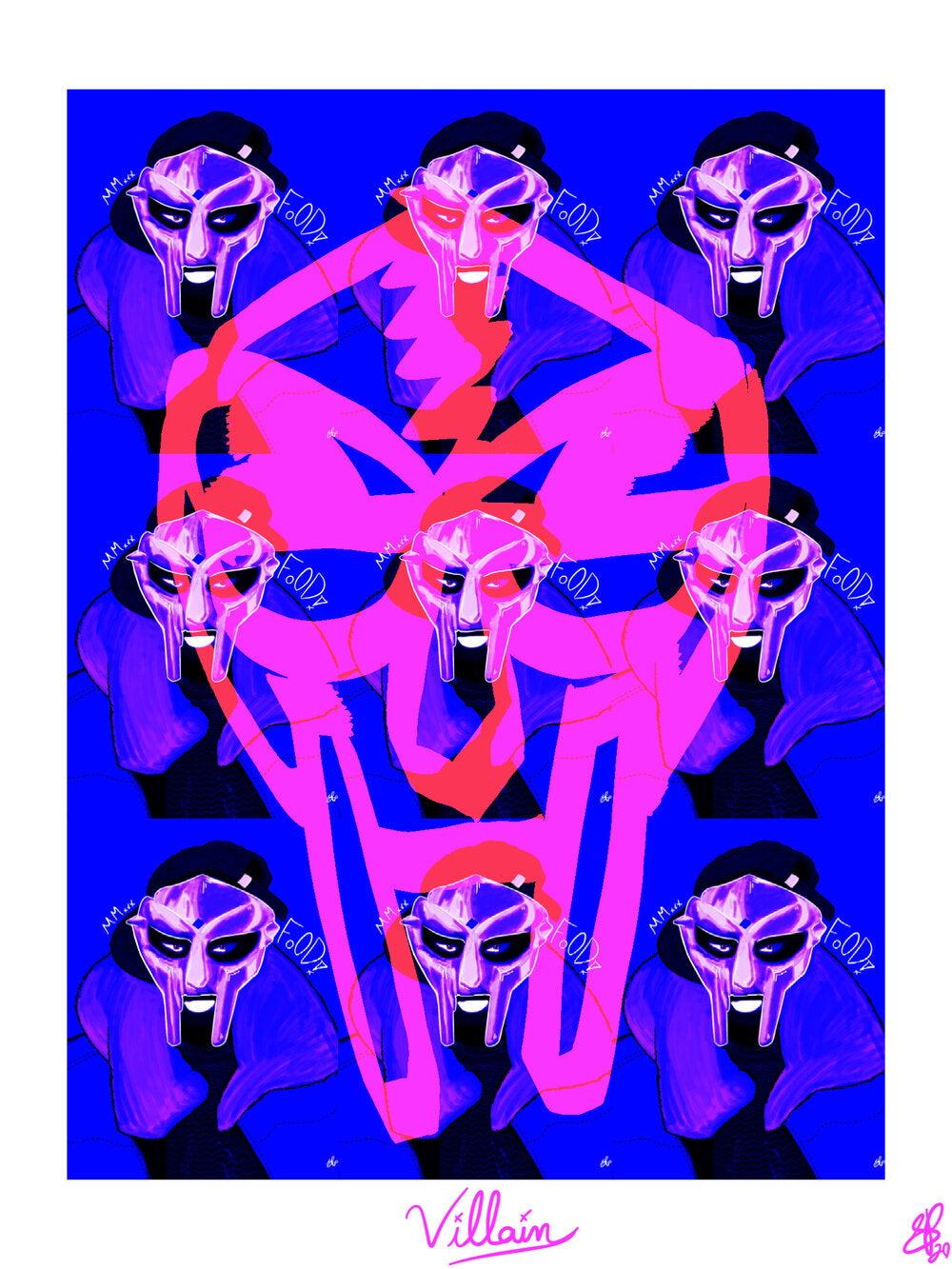 VILLAIN - Limited Poster - BOYSDONTDRAW