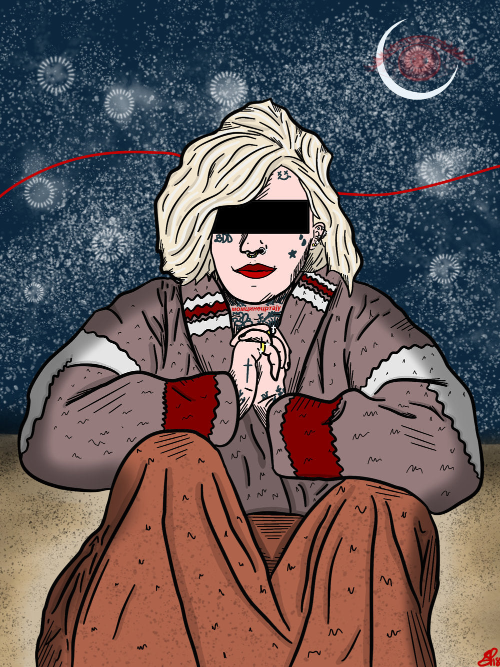 THE COLDEST WINTER - Limited Print by BOYSDONTDRAW
