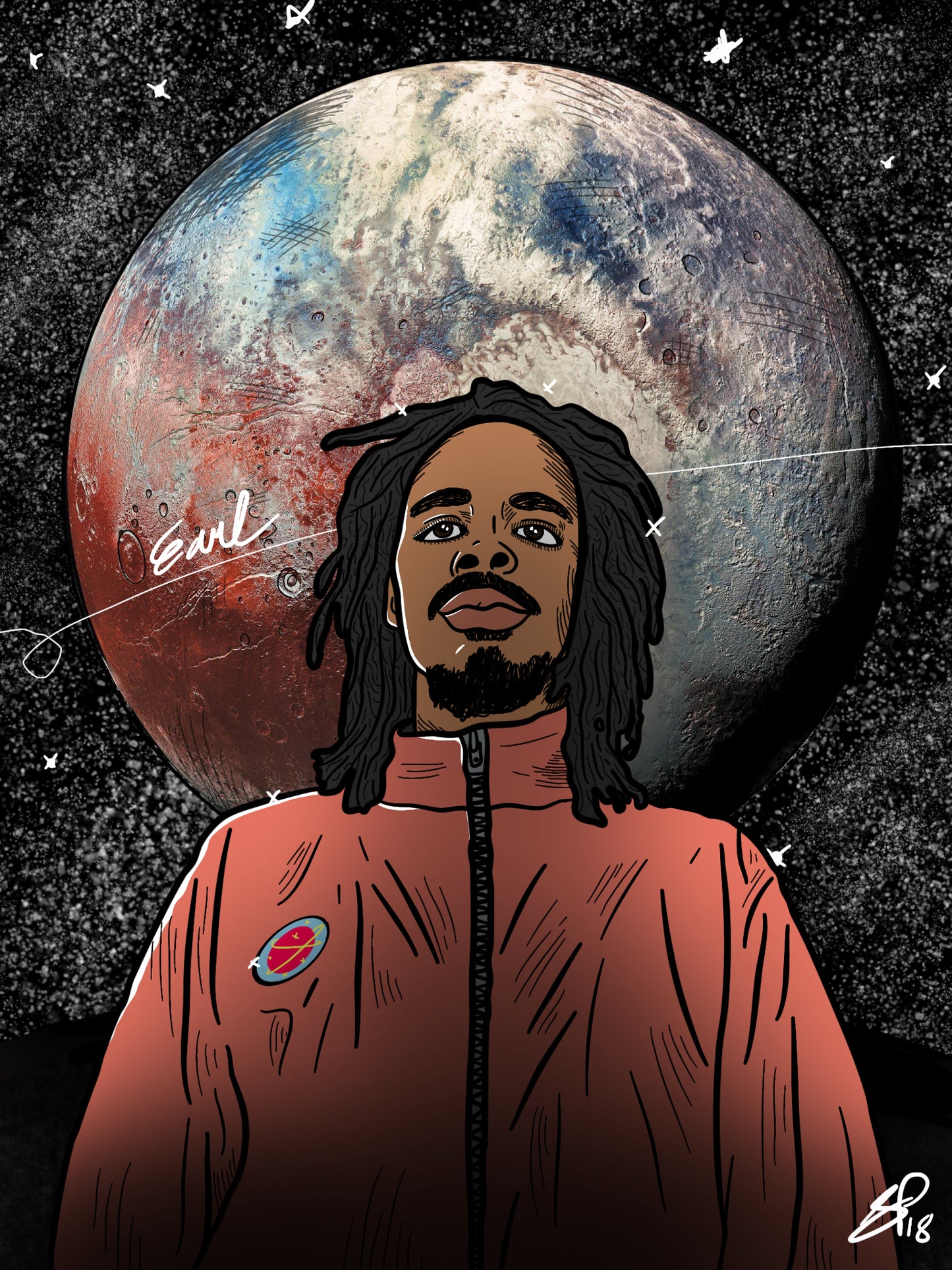 SPACEMANWUN - Limited Print - BOYSDONTDRAW