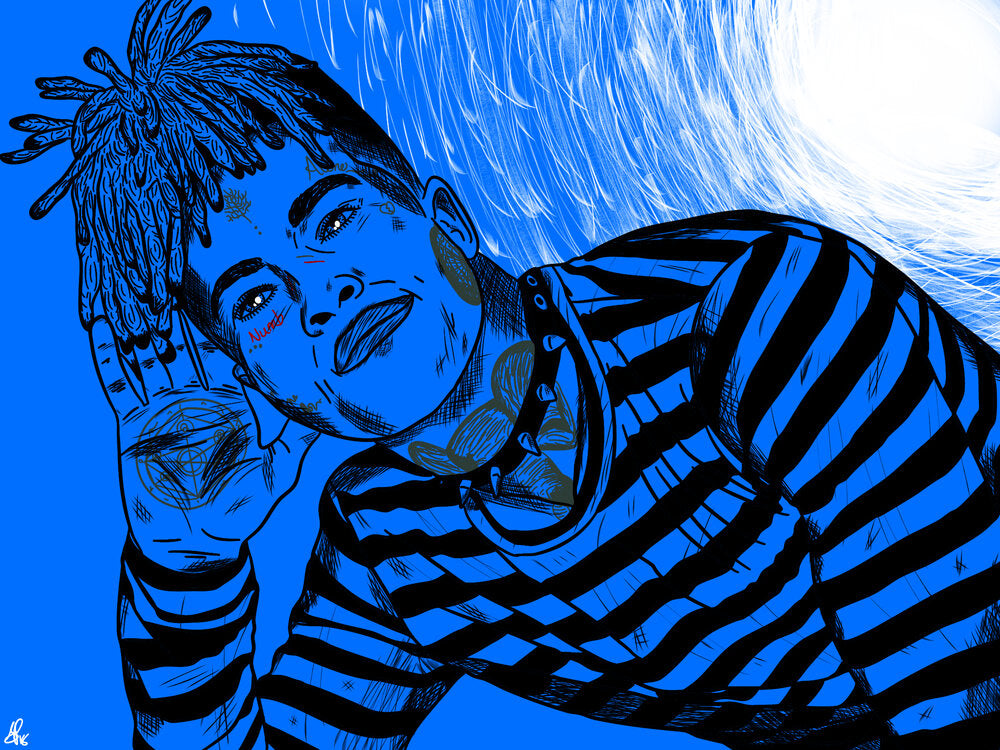 XXXTENTACION - MOONLIGHT - Limited Print by BOYSDONTDRAW