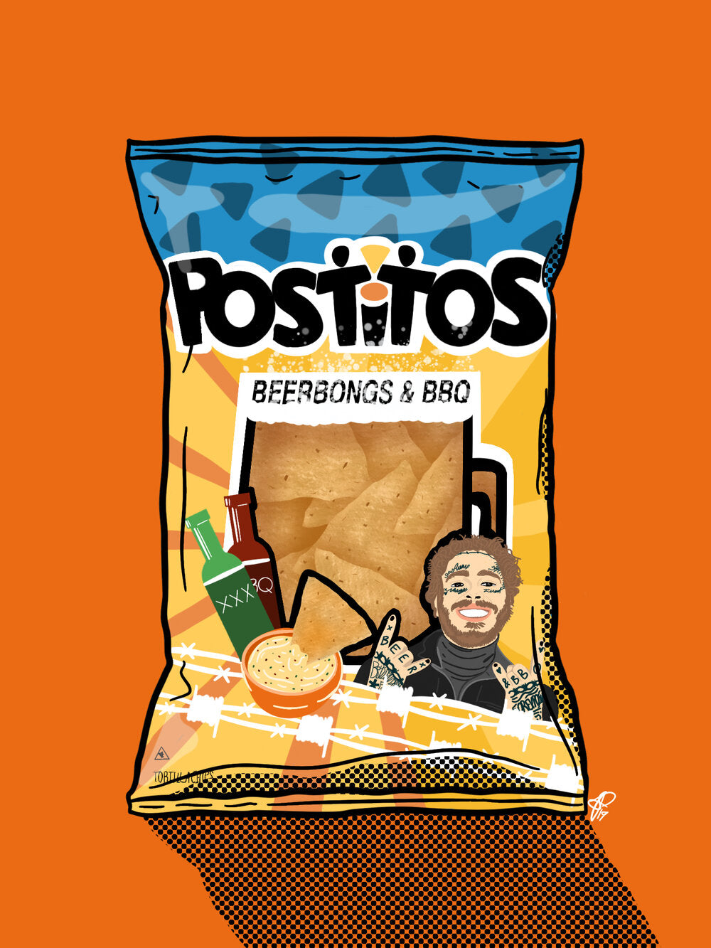 POST MALONE - POSTITOS - Limited Poster by BOYSDONTDRAW