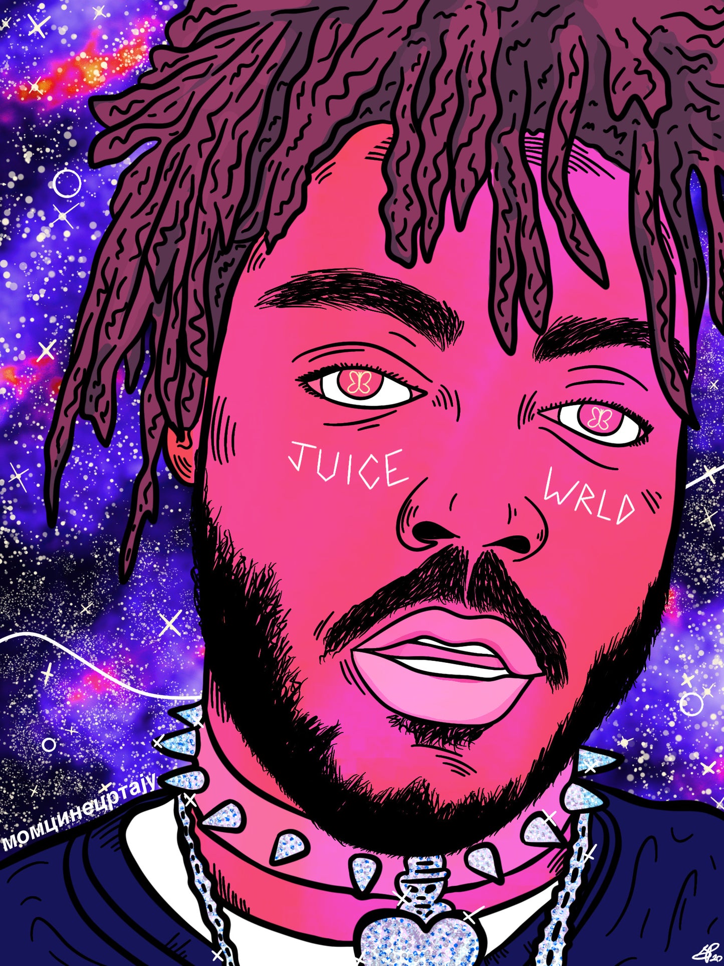 JUICE WRLD - COSMIC JUICE - Limited Poster by BOYSDONTDRAW