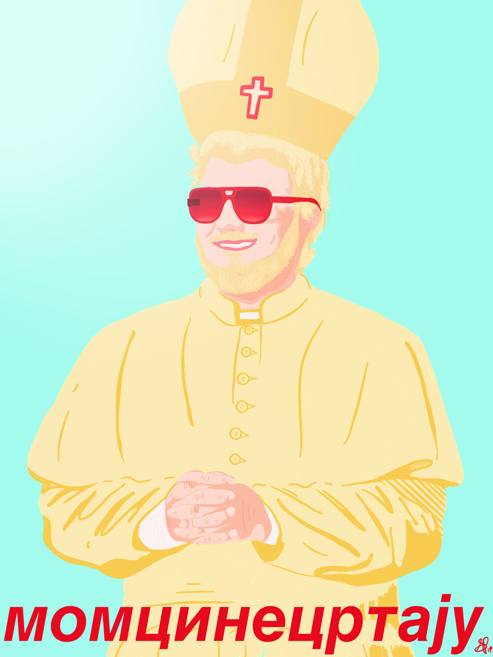 YUNG GRAVY - GRAVY FOR POPE - Limited Print by BOYSDONTDRAW
